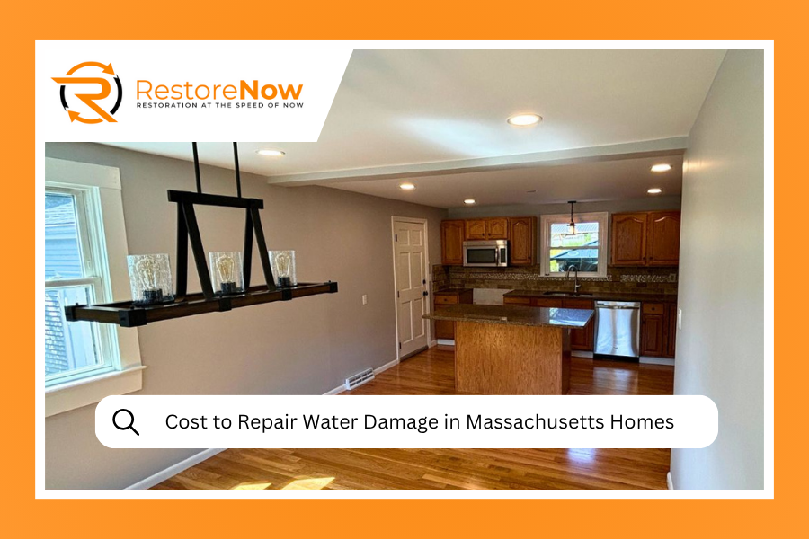 Cost to Repair Water Damage in Massachusetts Homes