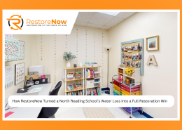 How RestoreNow Turned a North Reading School’s Water Loss Into a Full Restoration Win