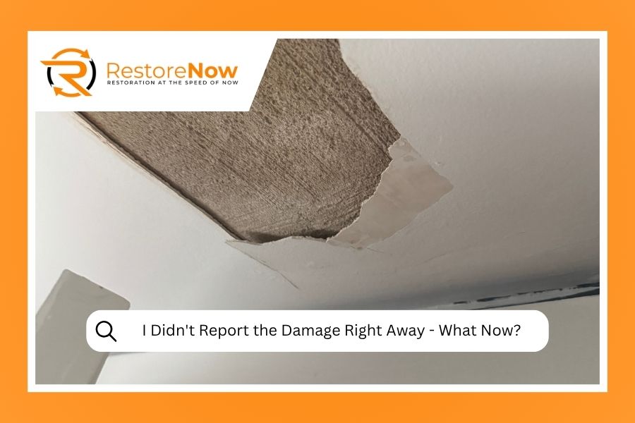 I Didn't Report the Damage Right Away