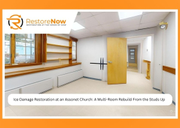 Ice Damage Restoration at an Assonet Church