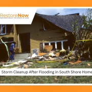 Storm Cleanup After Flooding in South Shore Homes